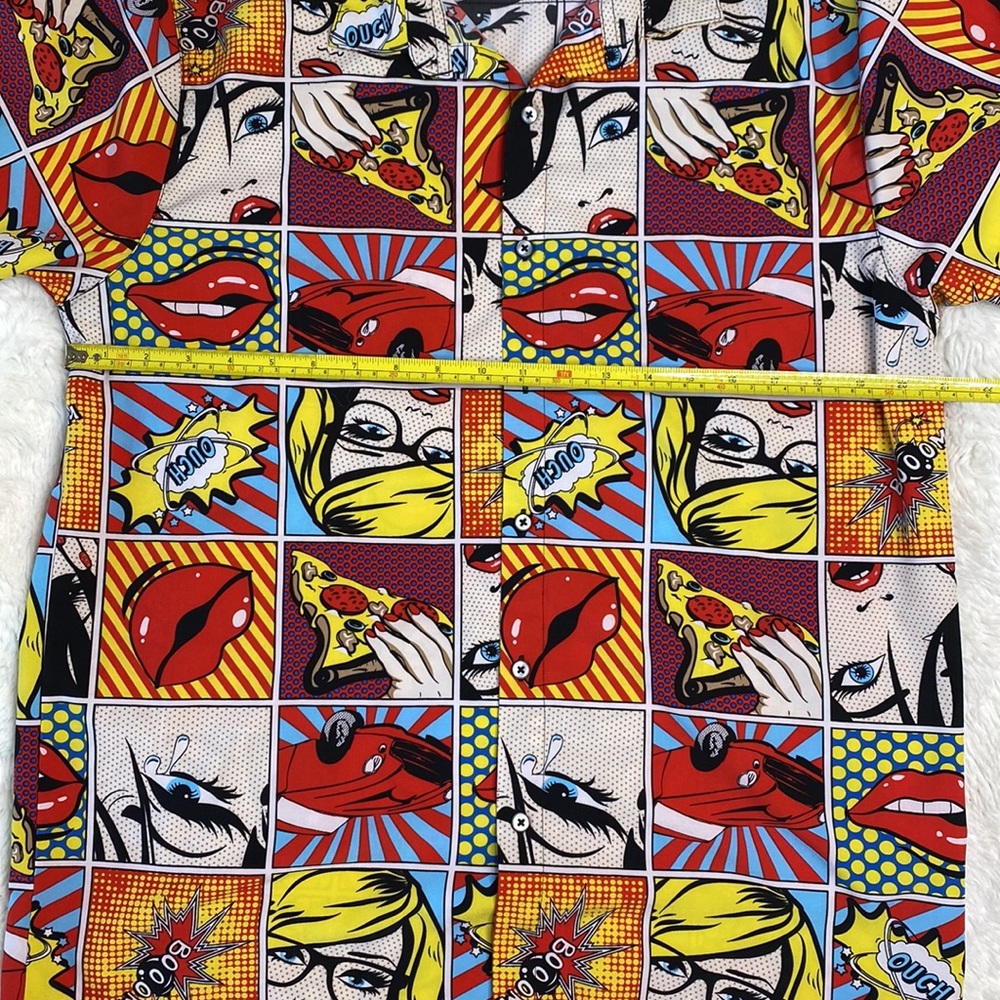🤩 Comic Print Shirt - Picture 4 of 5